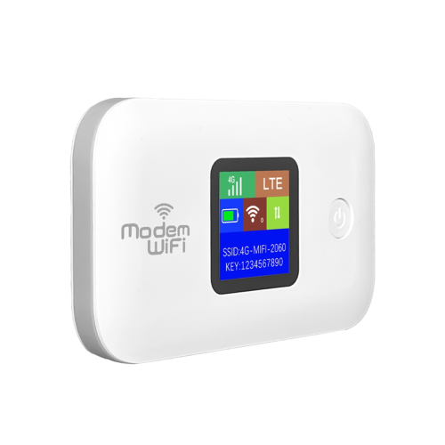 Wifi Router 4G Draadloos Draagbaar Modem Mini Buiten Hotspot Wit 2