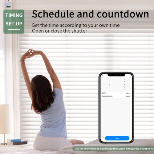 Μονάδα ελέγχου ρολού περσίδων WiFi Smart Switch Tuya 1