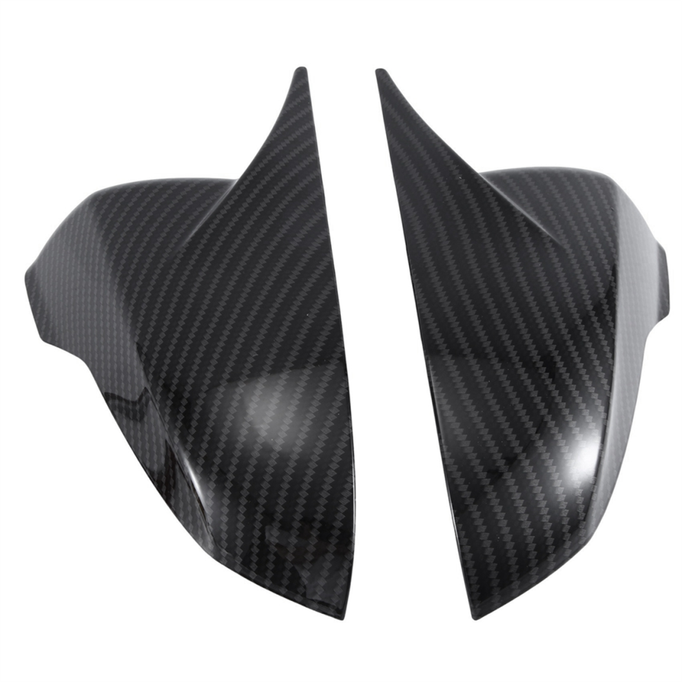 1Pair Car Rear View Mirror Ox Horn Shell Trim Cover For 4851765099466