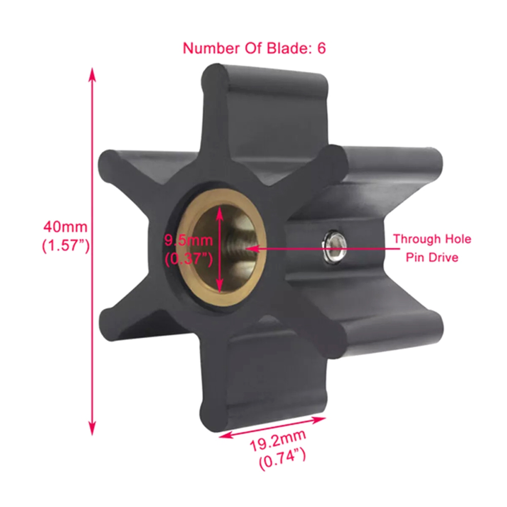 Water Pump Impeller For 104211-42070 104211-42071 Fit 4851765001094