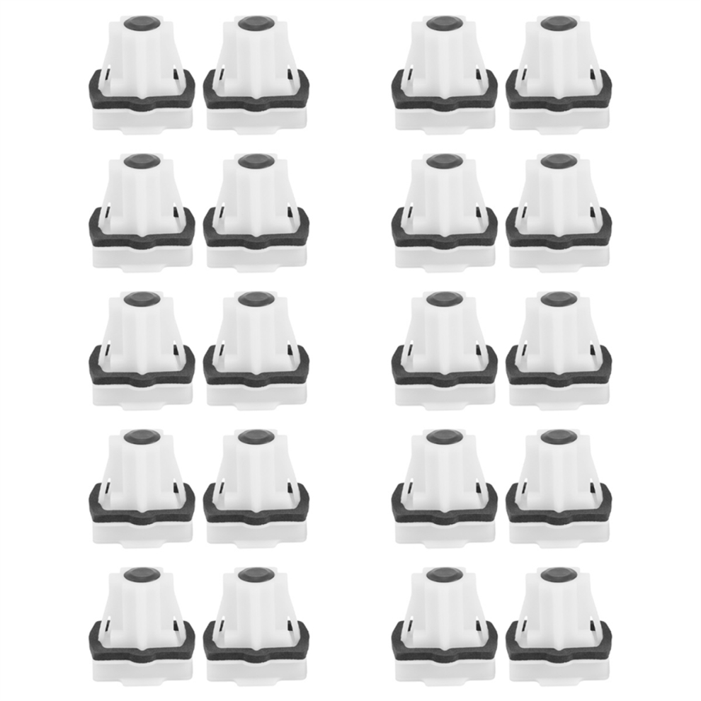 10Set Rear Seat Buckle For For 301 208 White 4851765011994