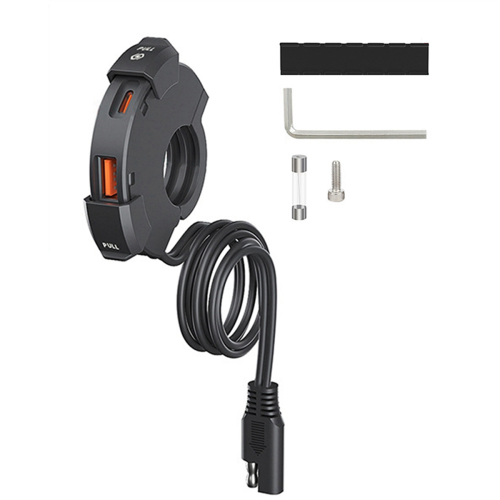 QC3.0 Φορτιστής USB μοτοσικλέτας 30W USB Fast Charger 1