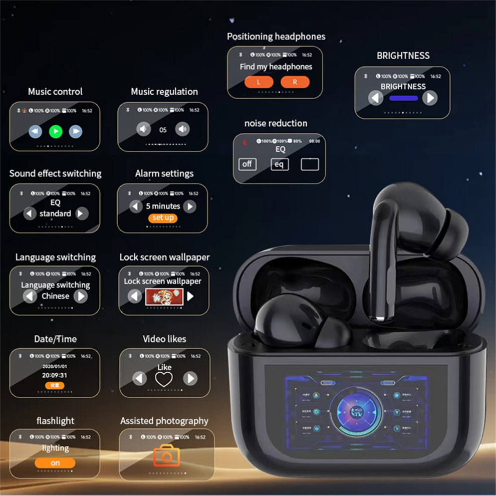 Anc+Enc Single Mark Noise Cancellation Stereo Wireless Earphone A 4851765013219