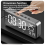 Dark Grey Smart Sound Alarm ClockWall Mounted Desk Clock 1
