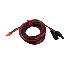 Conector Solar XT60I- F Adaptador 12AWG Cabo Conexão 3 metros