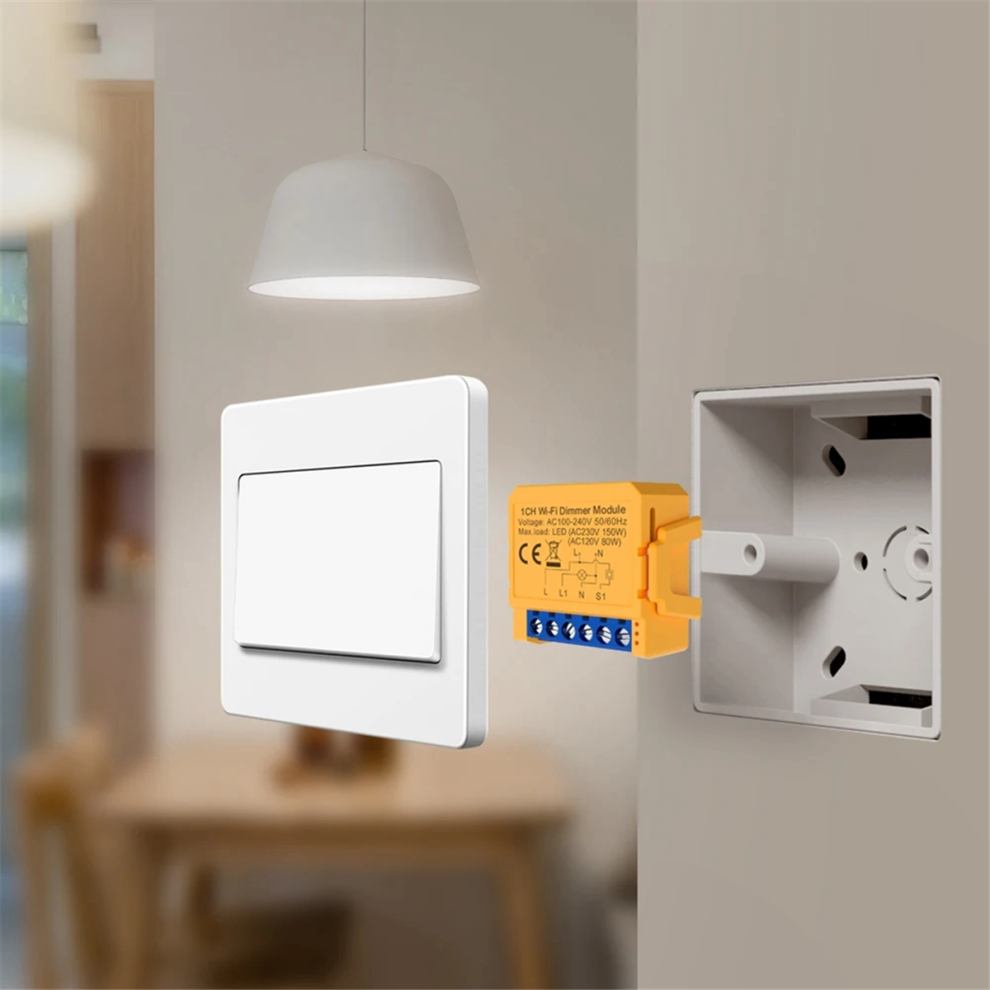 Tuya Wifi Smart Dimmer Switch Module 2Ch Control Led Lights 4851765015824