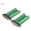 Conector de placa de conexión DB37 macho-hembra, serie RS232 D-SUB, 2 unidades 2