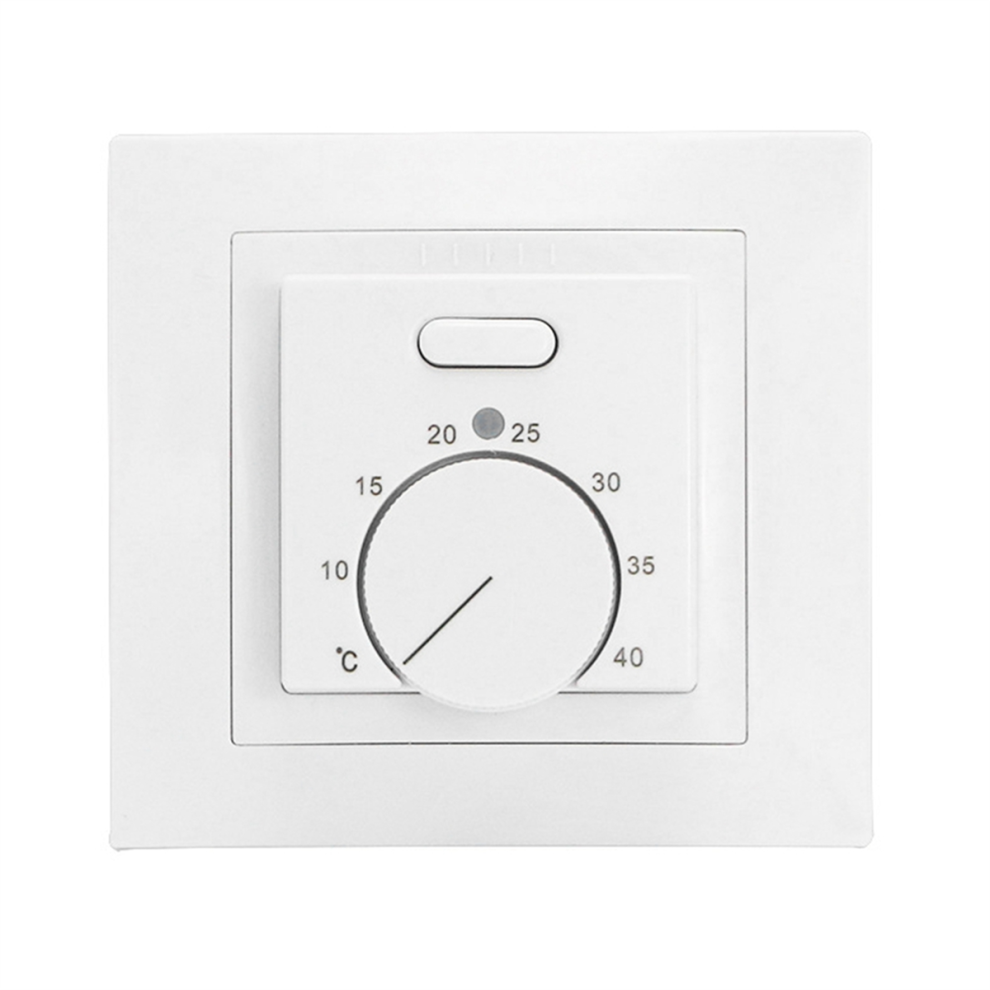 Thermostat d'ambiance MK05 pour chauffage au sol, 220 V, 16 A, blanc