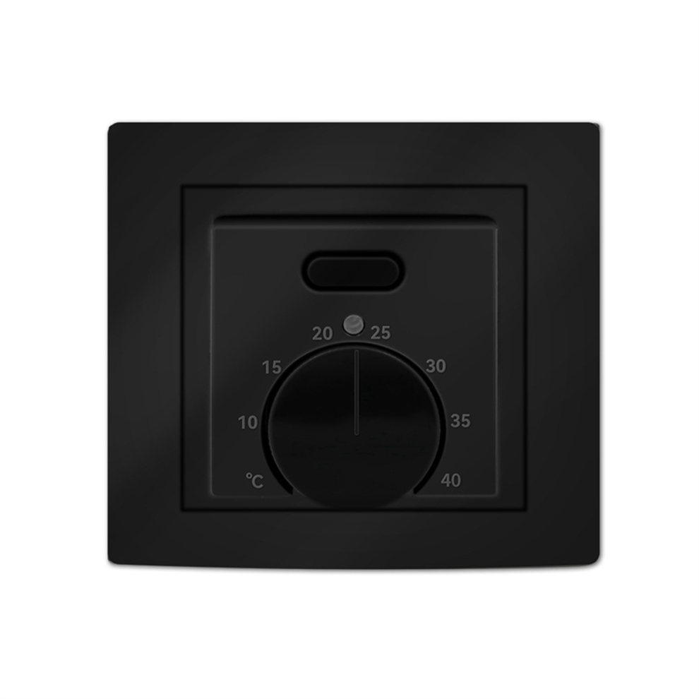 Thermostat d'ambiance MK05 pour chauffage au sol, 220 V, 16 A, noir