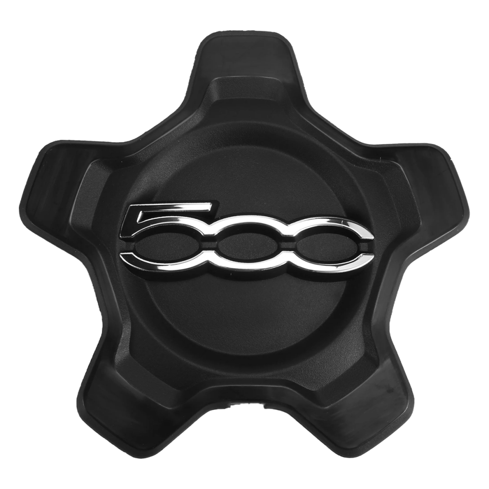 Car Wheel Center Cap Cover for 500X 2016-2022 Dust Cover,Black-image-OPC-PGHX6R9-NEW