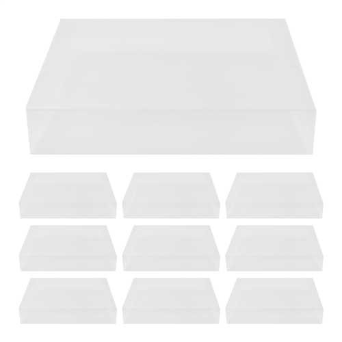 Estuche protector transparente para CD (143 x 126 x 25 mm) 2
