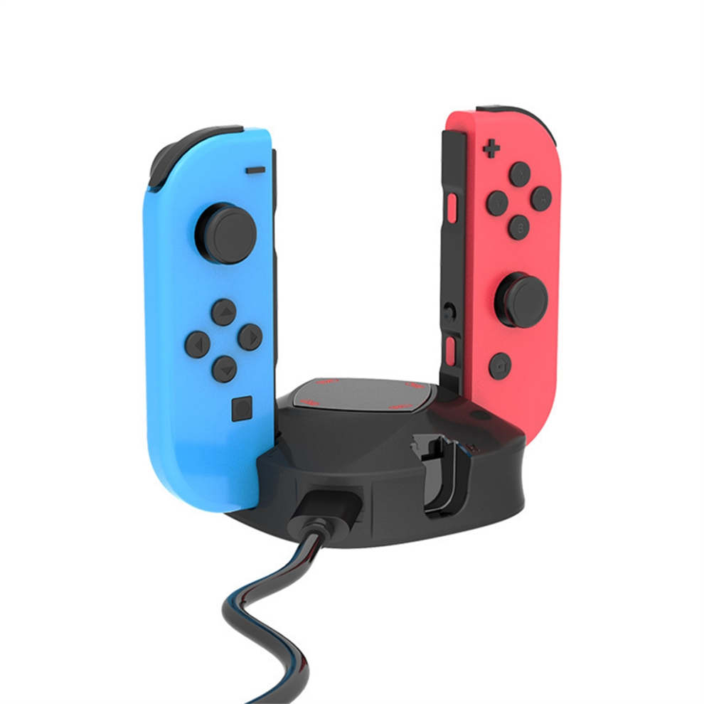 4 In1 Charging Dock Station For Switch Joycon Charger 4851765028282