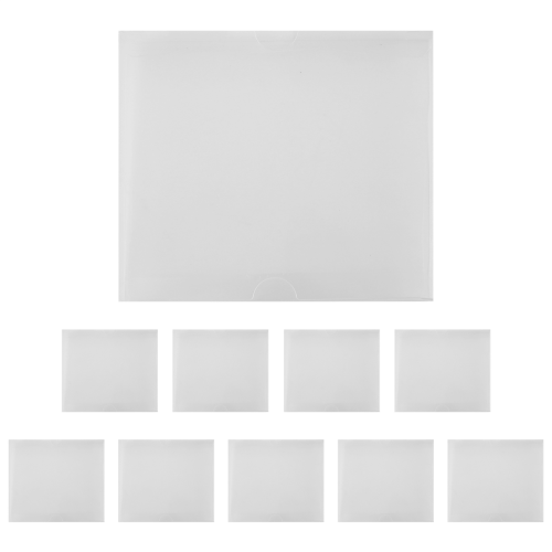 Estuche protector transparente para CD (138 x 126 x 16 mm) 1