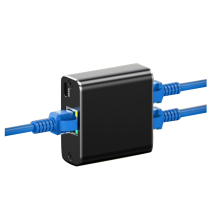 Adaptador divisor Rj45 1 para 2 Gigabit Ethernet para laptop