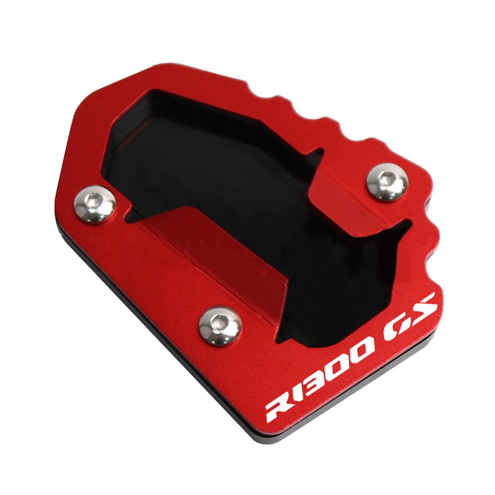 Motorcycle Kickstand Extension Foot Pad Support For Red 4851765036140