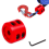 Winch Cable Rubber Stopper, Automobile Modification for Trucks Red 2