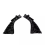 1 pair Front Windshield Wiper Side Extension Cover for 06-12 5