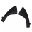 1 pair Front Windshield Wiper Side Extension Cover for 06-12 3