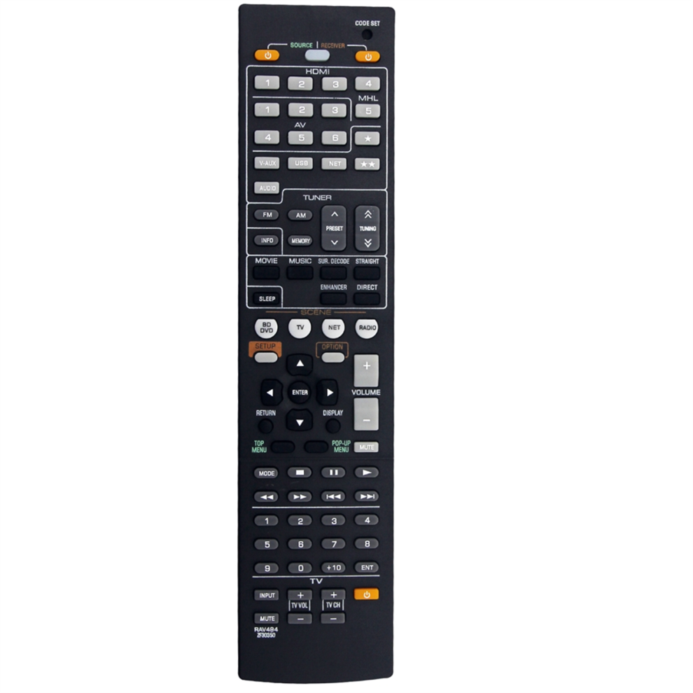 Rav494 Zf30350 Replacement Remote Control For Av Receiver 4851765041687