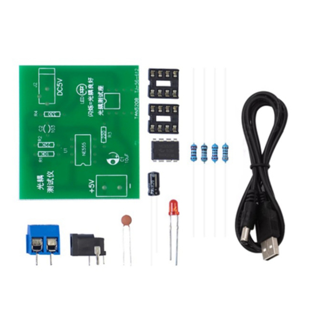 Optocoupler Tester Kit 555 Application Circuit Board With Dc Cable 4851765046934
