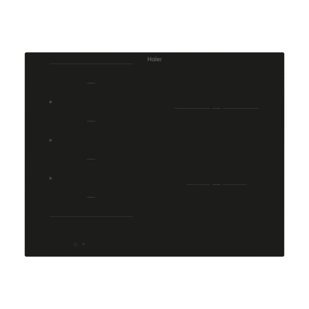 Haier Hamtb56irb1s Black Built-In 65 Cm Zone Induction Hob 4 Zone(S)