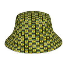 (Wray Nephew_14711) Bucket Hat Reversible Reflective for Men Women - UV50+ Sun Protection Double-Sided Fishing Hat with 360 Safety Strips Summer Outdoor