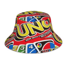 (UNO_23203) Bucket Hat Reversible Reflective for Men Women - UV50+ Sun Protection Double-Sided Fishing Hat with 360 Safety Strips Summer Outdoor