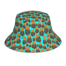 (Sassy The Sasquatch_22767) Bucket Hat Reversible Reflective for Men Women - UV50+ Sun Protection Double-Sided Fishing Hat with 360 Safety Strips Summer Outdoor