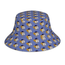 (Psst... It's Secret Squirrel!_4553) Bucket Hat Reversible Reflective for Men Women - UV50+ Sun Protection Double-Sided Fishing Hat with 360 Safety Strips Summer Outdoor