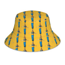 (Our Lord And Savior Corky St. Clair_13012) Bucket Hat Reversible Reflective for Men Women - UV50+ Sun Protection Double-Sided Fishing Hat with 360 Safety Strips Summer Outdoor