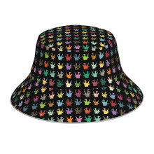 (Origami Cranes_9440) Bucket Hat Reversible Reflective for Men Women - UV50+ Sun Protection Double-Sided Fishing Hat with 360 Safety Strips Summer Outdoor