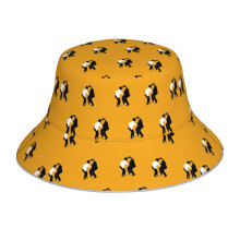 (Pulp Fiction Dancing_8742) Bucket Hat Reversible Reflective for Men Women - UV50+ Sun Protection Double-Sided Fishing Hat with 360 Safety Strips Summer Outdoor