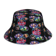 (Quest - Bubbles_11509) Bucket Hat Reversible Reflective for Men Women - UV50+ Sun Protection Double-Sided Fishing Hat with 360 Safety Strips Summer Outdoor
