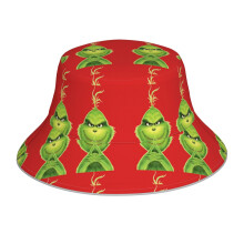 (How The Grinch Stole Christmas_1938) Bucket Hat Reversible Reflective for Men Women - UV50+ Sun Protection Double-Sided Fishing Hat with 360 Safety Strips Summer Outdoor
