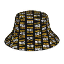 (Harvey Mudd College_4244) Bucket Hat Reversible Reflective for Men Women - UV50+ Sun Protection Double-Sided Fishing Hat with 360 Safety Strips Summer Outdoor