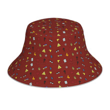 (Gravity Falls Symbol Pattern_7826) Bucket Hat Reversible Reflective for Men Women - UV50+ Sun Protection Double-Sided Fishing Hat with 360 Safety Strips Summer Outdoor