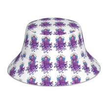 (Emrakul_7235) Bucket Hat Reversible Reflective for Men Women - UV50+ Sun Protection Double-Sided Fishing Hat with 360 Safety Strips Summer Outdoor