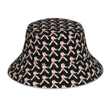 (Elvis Presley Elvis Fu_5889) Bucket Hat Reversible Reflective for Men Women - UV50+ Sun Protection Double-Sided Fishing Hat with 360 Safety Strips Summer Outdoor