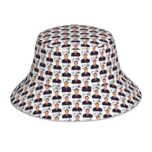(Emmanuel Macron Je T'aime_7324) Bucket Hat Reversible Reflective for Men Women - UV50+ Sun Protection Double-Sided Fishing Hat with 360 Safety Strips Summer Outdoor