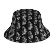(Ellie Tattoo_8354) Bucket Hat Reversible Reflective for Men Women - UV50+ Sun Protection Double-Sided Fishing Hat with 360 Safety Strips Summer Outdoor