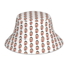 (Elon Musk's Head_22635) Bucket Hat Reversible Reflective for Men Women - UV50+ Sun Protection Double-Sided Fishing Hat with 360 Safety Strips Summer Outdoor