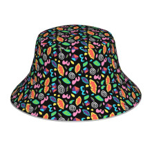 (Eleven Romper Pattern_8532) Bucket Hat Reversible Reflective for Men Women - UV50+ Sun Protection Double-Sided Fishing Hat with 360 Safety Strips Summer Outdoor