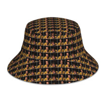 (Elijah Wood Laughing_9846) Bucket Hat Reversible Reflective for Men Women - UV50+ Sun Protection Double-Sided Fishing Hat with 360 Safety Strips Summer Outdoor