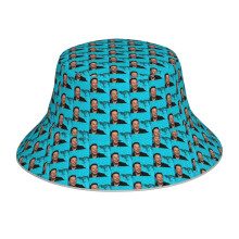 (Elon Musk Laughing At Deer_8950) Bucket Hat Reversible Reflective for Men Women - UV50+ Sun Protection Double-Sided Fishing Hat with 360 Safety Strips Summer Outdoor