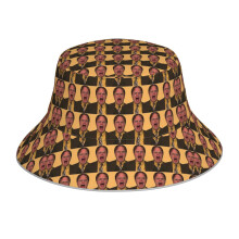 (Dwight Schrute The Office Repeat Pattern In Mustard Yellow Shirt Yelling_5526) Bucket Hat Reversible Reflective for Men Women - UV50+ Sun Protection Double-Sided Fishing Hat with 360 Safety Strips Summer Outdoor