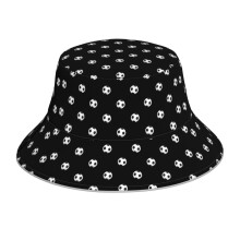 (Footballball Soccer Design Best For,leggings,chiffon Tops,bag,pillow Case,travel Mug,mug,apron,backp) Bucket Hat Reversible Reflective for Men Women - UV50+ Sun Protection Double-Sided Fishing Hat with 360 Safety Strips Summer Outdoor