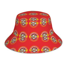 (Football Is Everything - Manchester Fan Vintage_7664) Bucket Hat Reversible Reflective for Men Women - UV50+ Sun Protection Double-Sided Fishing Hat with 360 Safety Strips Summer Outdoor
