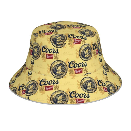 (Coors _12065) Bucket Hat Reversible Reflective for Men Women - UV50+ Sun Protection Double-Sided Fishing Hat with 360 Safety Strips Summer Outdoor