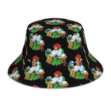 (Celestial Seasoning Sleepytime Tea Bear Pullover _23228) Bucket Hat Reversible Reflective for Men Women - UV50+ Sun Protection Double-Sided Fishing Hat with 360 Safety Strips Summer Outdoor
