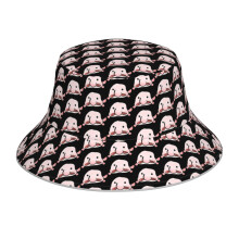 (Blobfish_5827) Bucket Hat Reversible Reflective for Men Women - UV50+ Sun Protection Double-Sided Fishing Hat with 360 Safety Strips Summer Outdoor